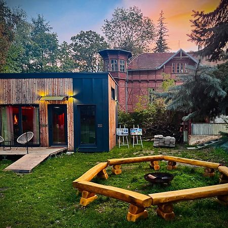 Tiny House Baraczek Brno-Jundrov, Ulice Veslarska Apartment Bagian luar foto