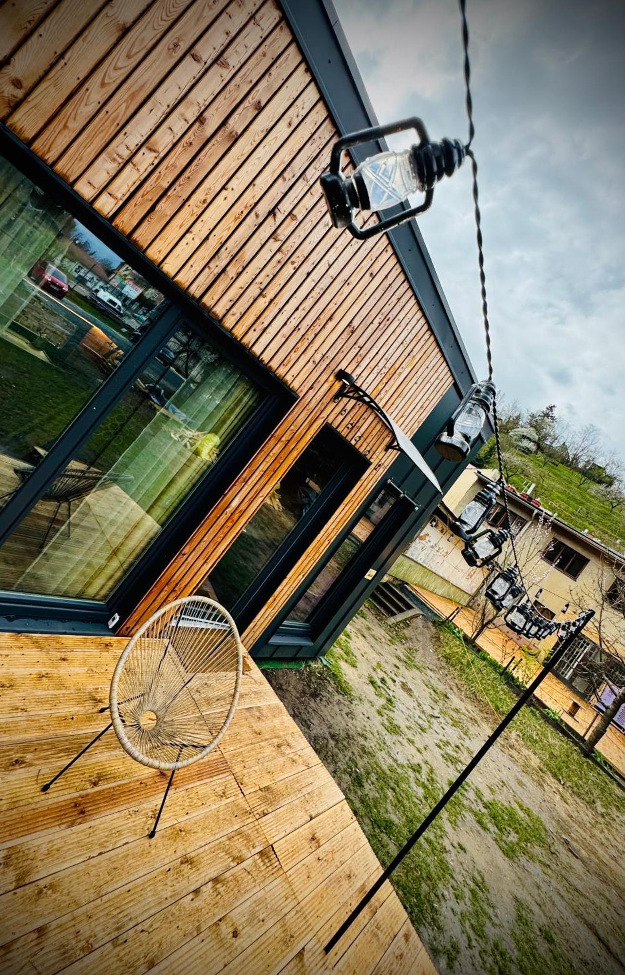 Tiny House Baraczek Brno-Jundrov, Ulice Veslarska Apartment Bagian luar foto