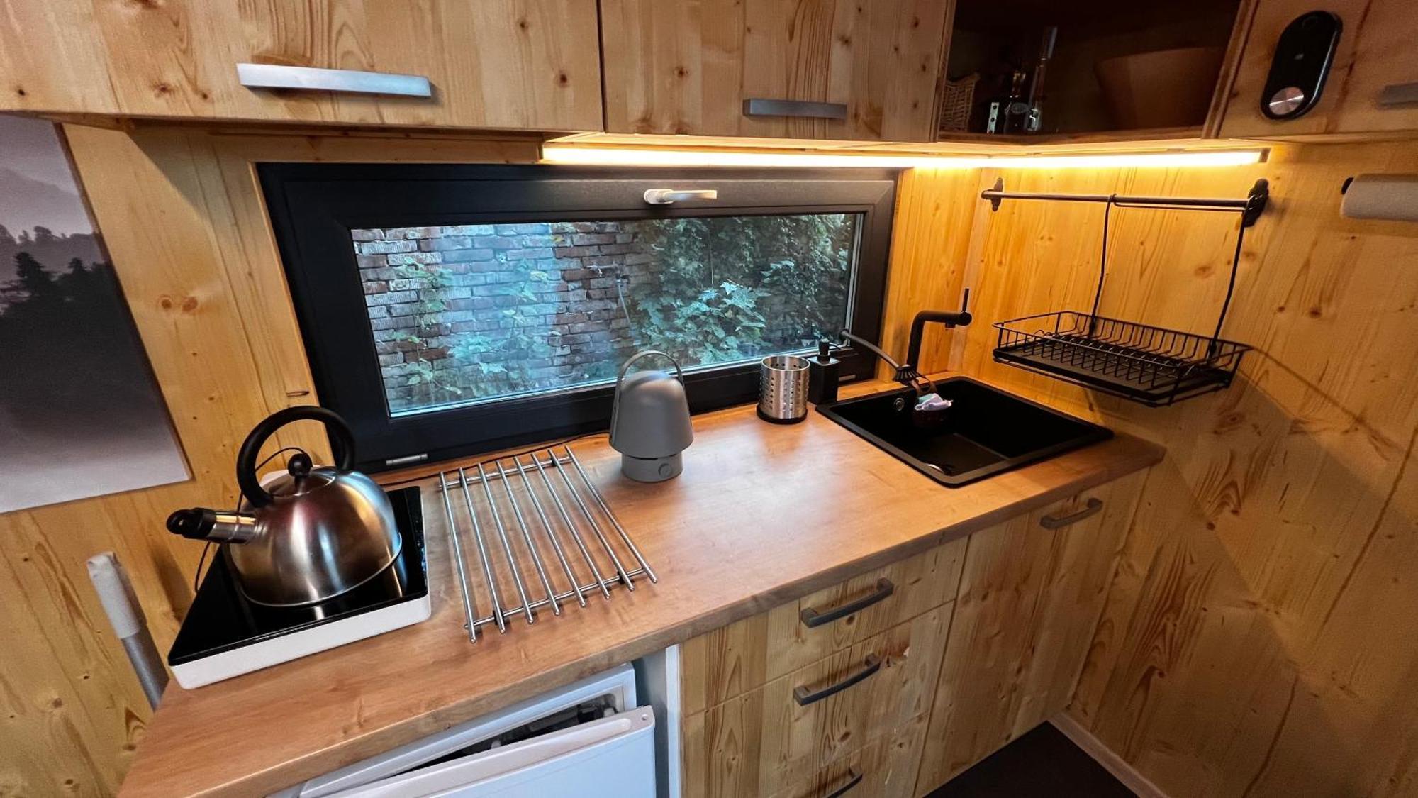 Tiny House Baraczek Brno-Jundrov, Ulice Veslarska Apartment Bagian luar foto