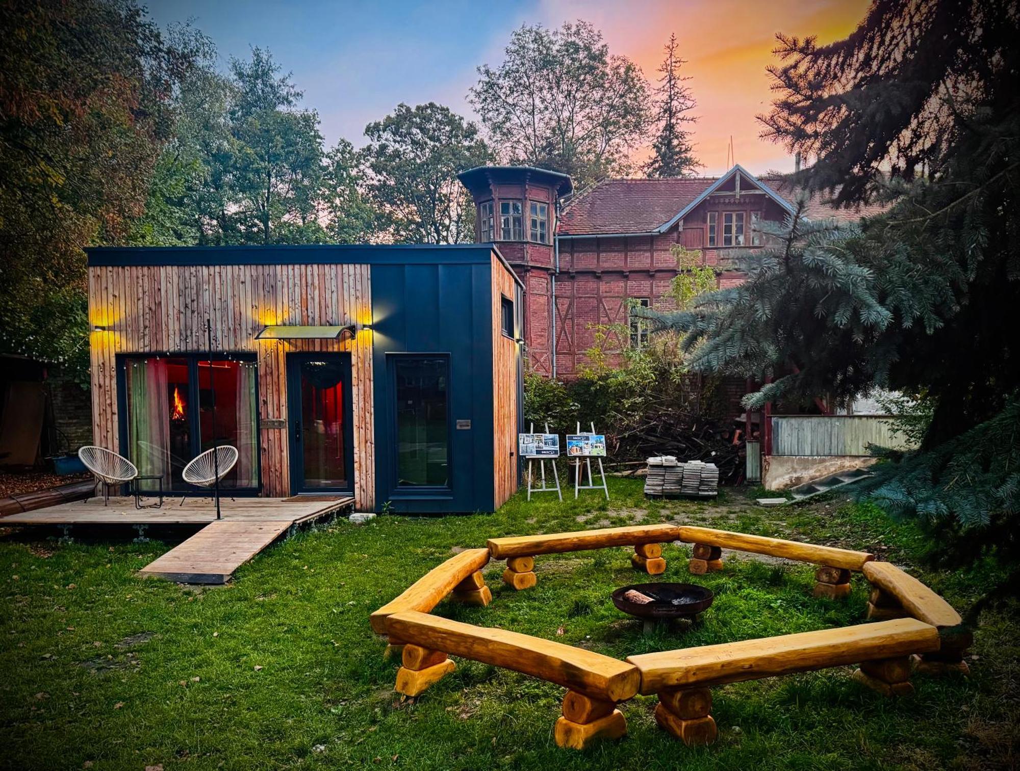 Tiny House Baraczek Brno-Jundrov, Ulice Veslarska Apartment Bagian luar foto
